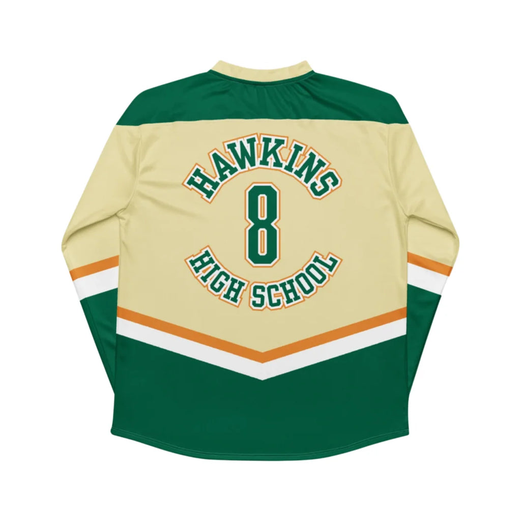 Hawkins High School No.8 Hockey Jersey – Men's Long-Sleeve Top