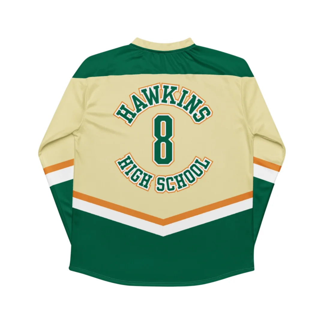 Hawkins High School No.8 Hockey Jersey – Men's Long-Sleeve Top