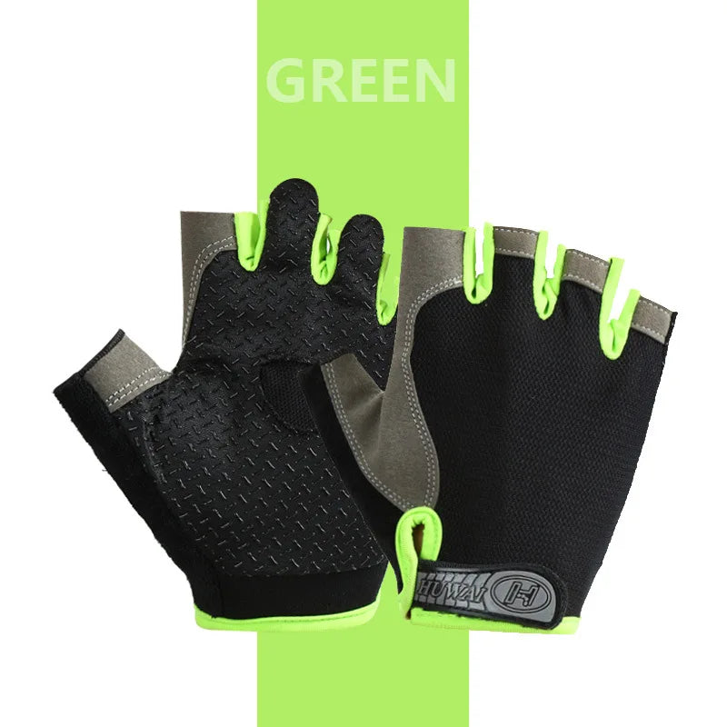 Guanti Senza Dita Traspiranti Antiscivolo – Unisex per Palestra, Ciclismo, Pesca e Sport Outdoor