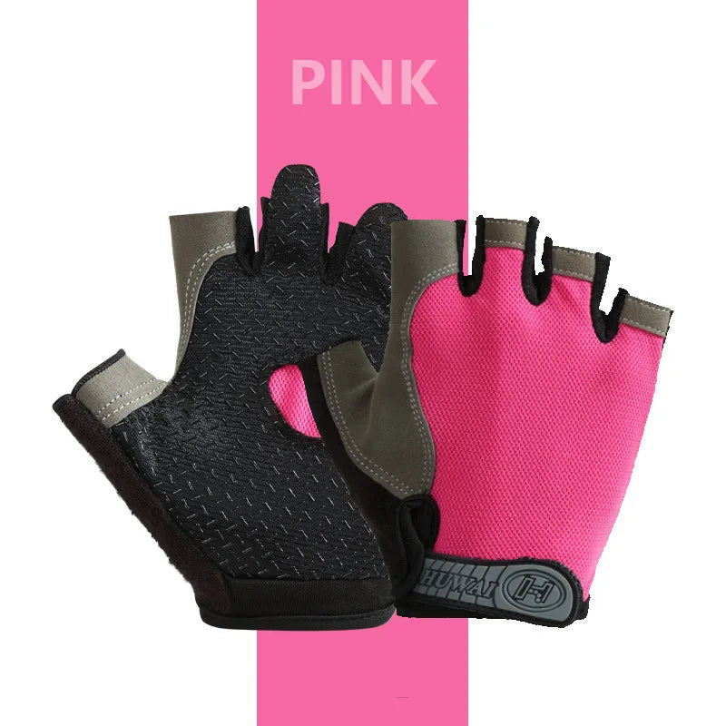 Guanti Senza Dita Traspiranti Antiscivolo – Unisex per Palestra, Ciclismo, Pesca e Sport Outdoor
