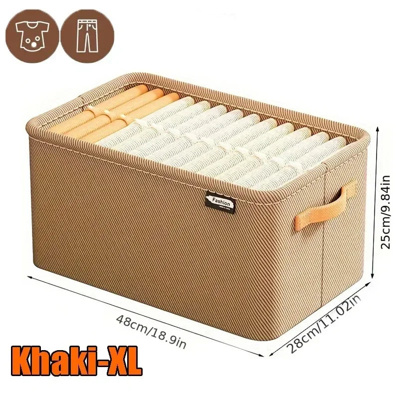 Kleiderschrank-Organizer aus Vliesstoff – Aufbewahrungsbox für Hosen, Pullover und Jeans