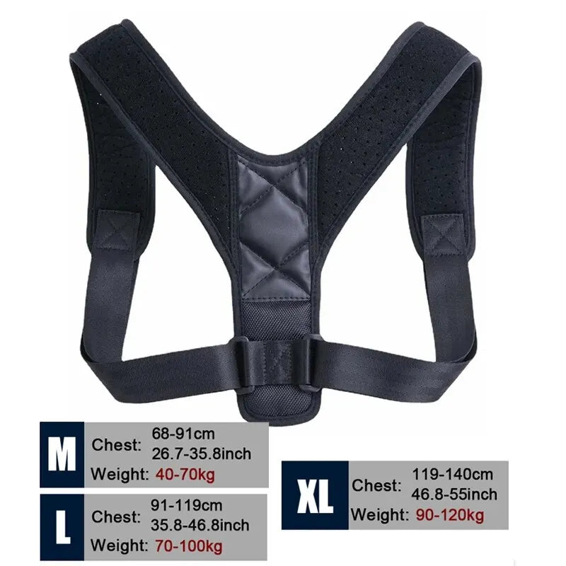 Cintura Correttore di Postura Schiena – Unisex Traspirante Anti-Gobba