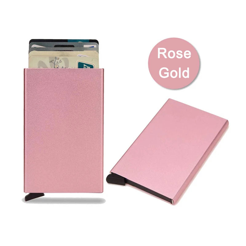 Portafoglio Slim RFID con Porta Carte Pop-Up – Uomo e Donna