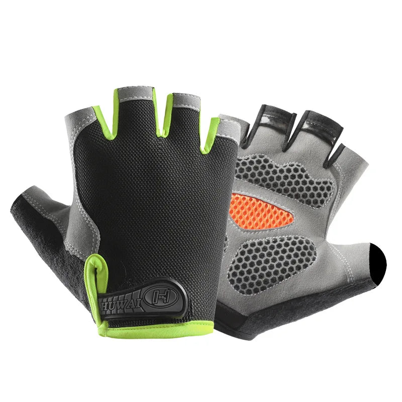 Guanti Senza Dita Traspiranti Antiscivolo – Unisex per Palestra, Ciclismo, Pesca e Sport Outdoor