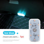 Luce LED Touch Wireless per Interni Auto – Ricarica USB, Soffitto e Portiera