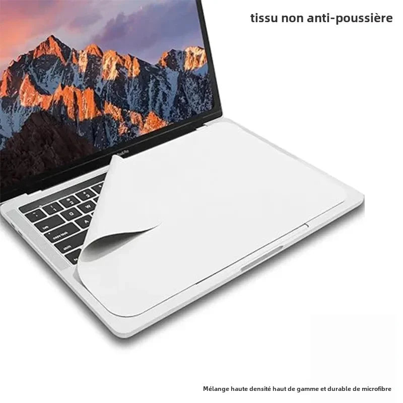 Panno Protettivo in Microfibra per MacBook – Copri Tastiera Antipolvere e Pulizia Schermo 13”/15”/16”
