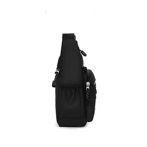 Borsa a Tracolla Uomo in Oxford – Messenger Bag Casual con Tasche Multiple