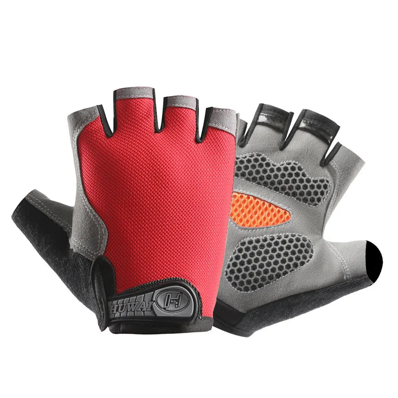 Guanti Senza Dita Traspiranti Antiscivolo – Unisex per Palestra, Ciclismo, Pesca e Sport Outdoor