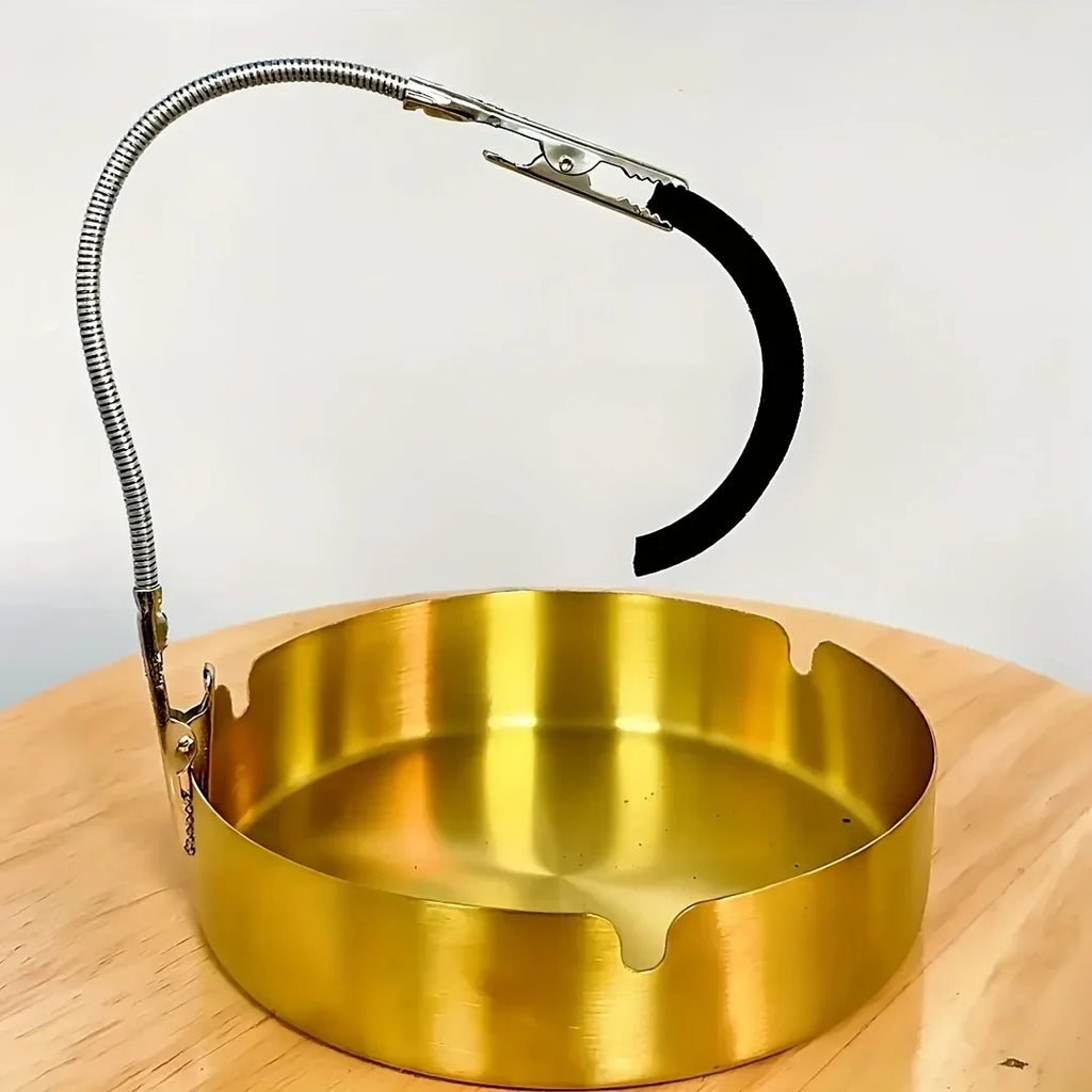 Porta Spirale Antizanzare in Acciaio Inox – Supporto Verticale con Clip Regolabili