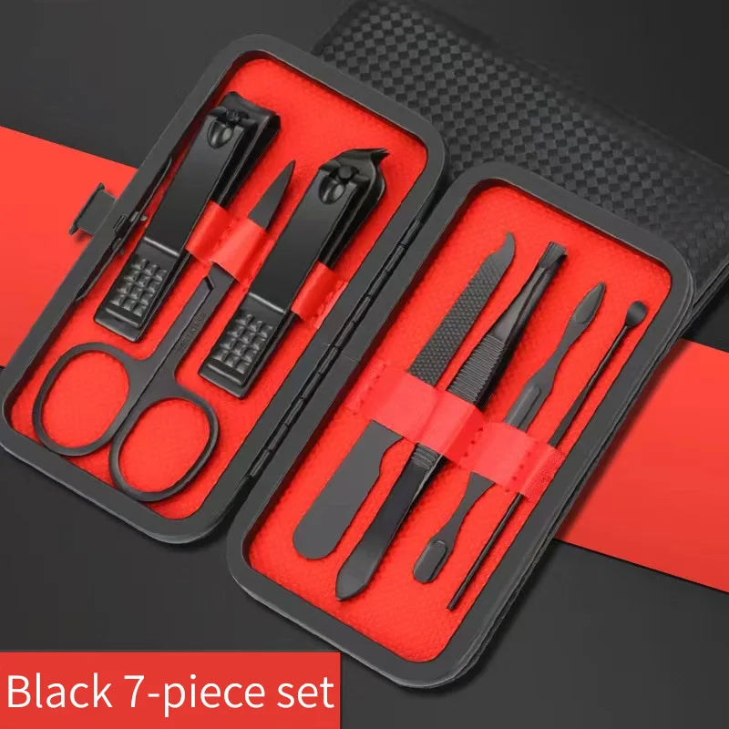 Set Taglia Unghie Professionale – Kit Manicure e Pedicure in Acciaio Inox