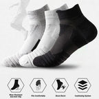 3 Pairs Anti-Slip Football Socks Men Sock Short Long Tube Soccer Basketball Sport Breathable Deodorous 39-45 Running Hiking