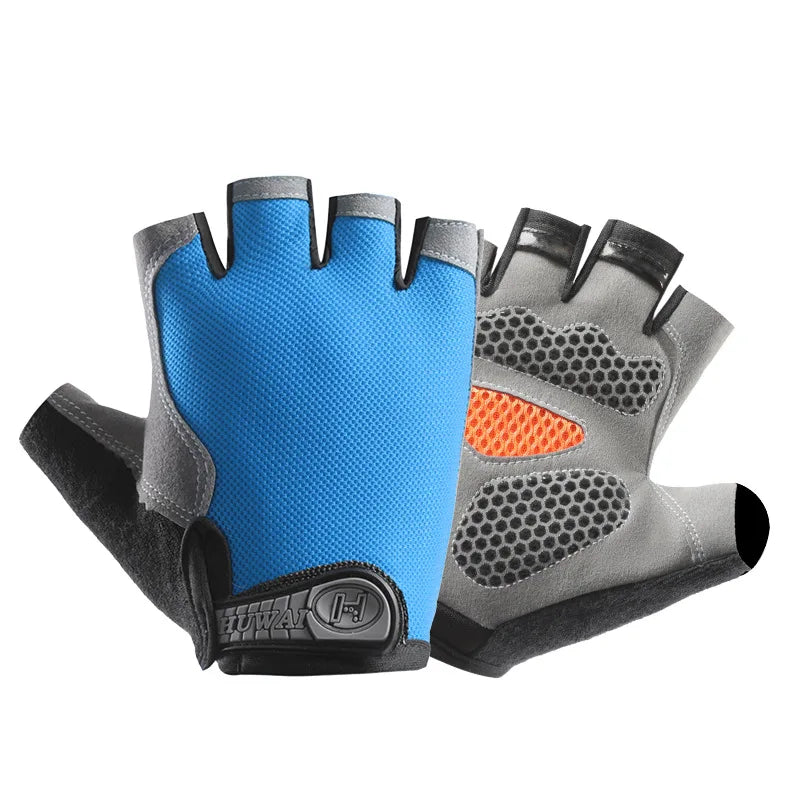 Guanti Senza Dita Traspiranti Antiscivolo – Unisex per Palestra, Ciclismo, Pesca e Sport Outdoor