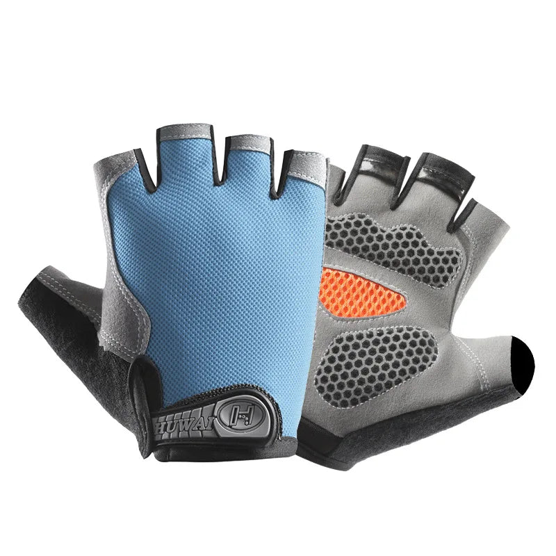 Guanti Senza Dita Traspiranti Antiscivolo – Unisex per Palestra, Ciclismo, Pesca e Sport Outdoor