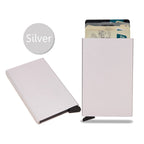 Portafoglio Slim RFID con Porta Carte Pop-Up – Uomo e Donna