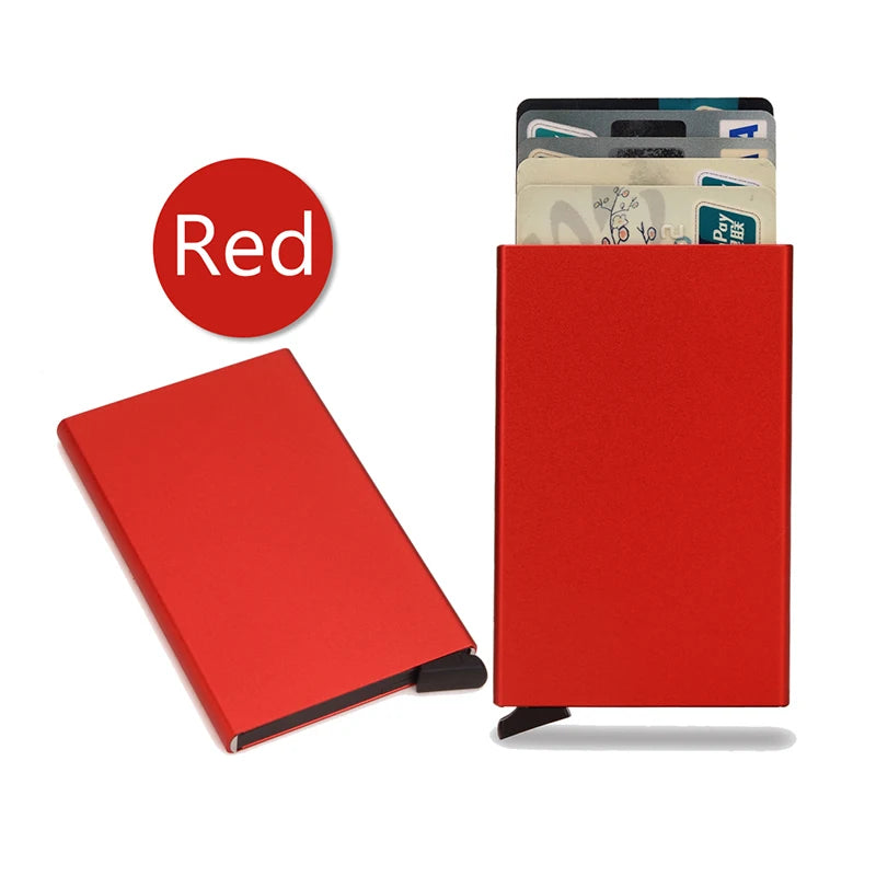 Portafoglio Slim RFID con Porta Carte Pop-Up – Uomo e Donna