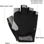 Guanti Senza Dita Traspiranti Antiscivolo – Unisex per Palestra, Ciclismo, Pesca e Sport Outdoor