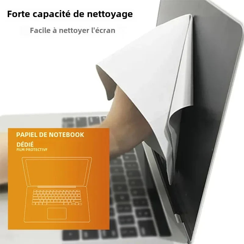 Panno Protettivo in Microfibra per MacBook – Copri Tastiera Antipolvere e Pulizia Schermo 13”/15”/16”