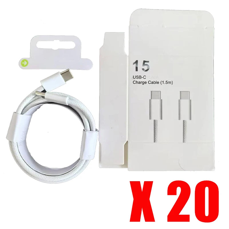 Cavo USB-C a USB-C PD 100W Ricarica Rapida con E-Marker – Compatibile iPhone, Samsung, Xiaomi