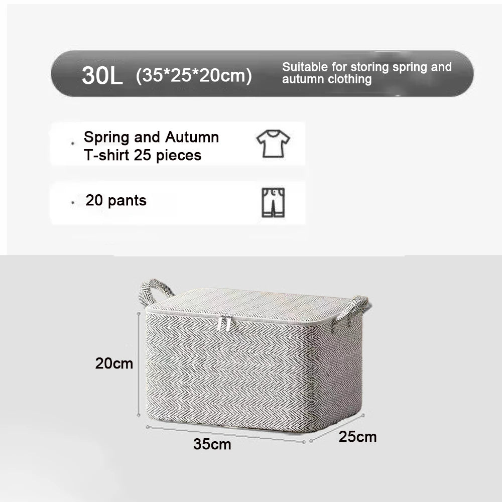 Sacchetti Portabiancheria in TNT 30L – Organizer per Armadio e Guardaroba
