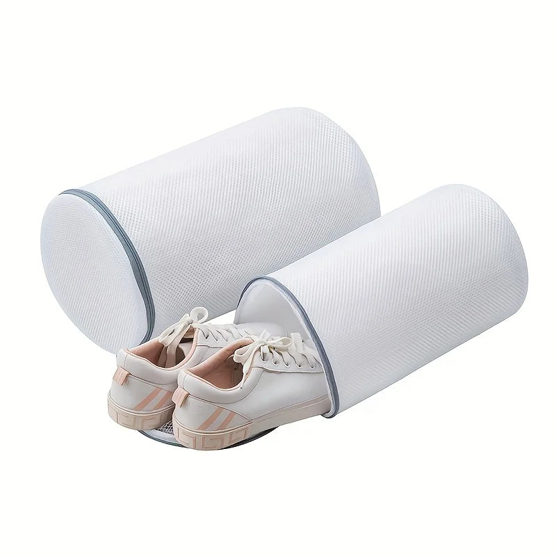 Sacchetto Lavaggio Scarpe in Rete con Zip – Universale per Sneaker, Calzini e Reggiseni in Lavatrice