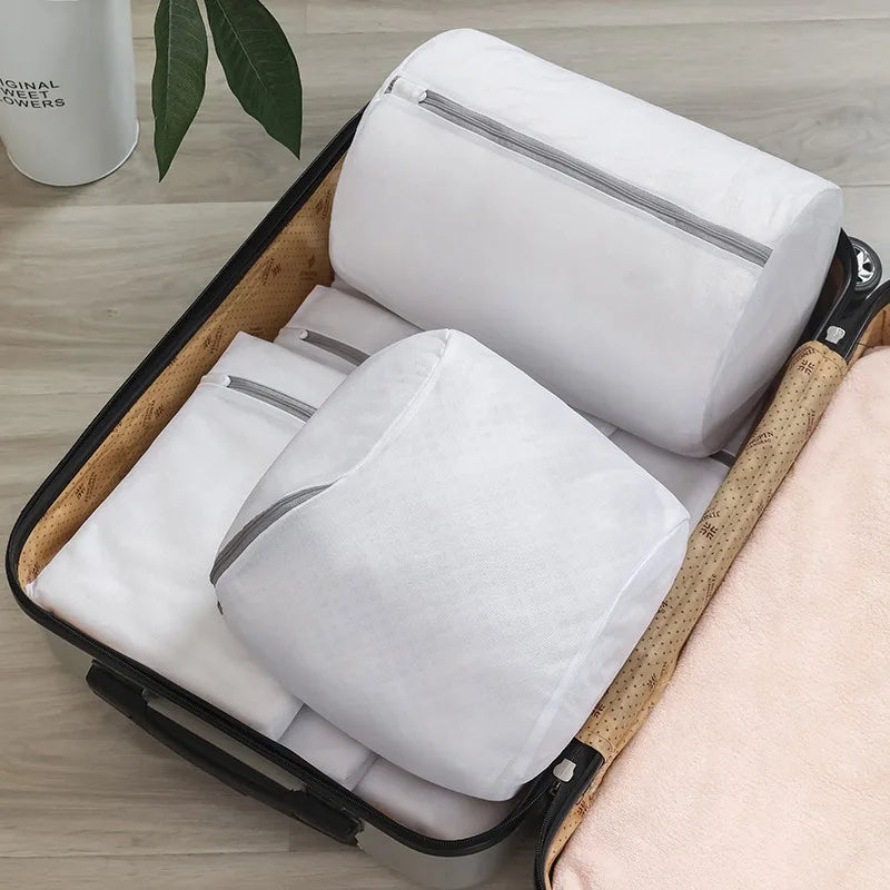Sacchetto Lavaggio Scarpe in Rete con Zip – Universale per Sneaker, Calzini e Reggiseni in Lavatrice