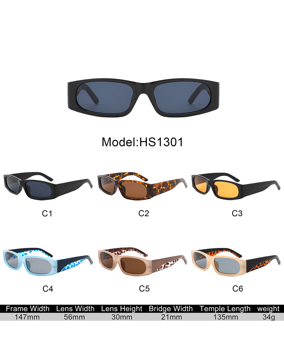 Talon Sunglasses — Retro Rectangle Frame
