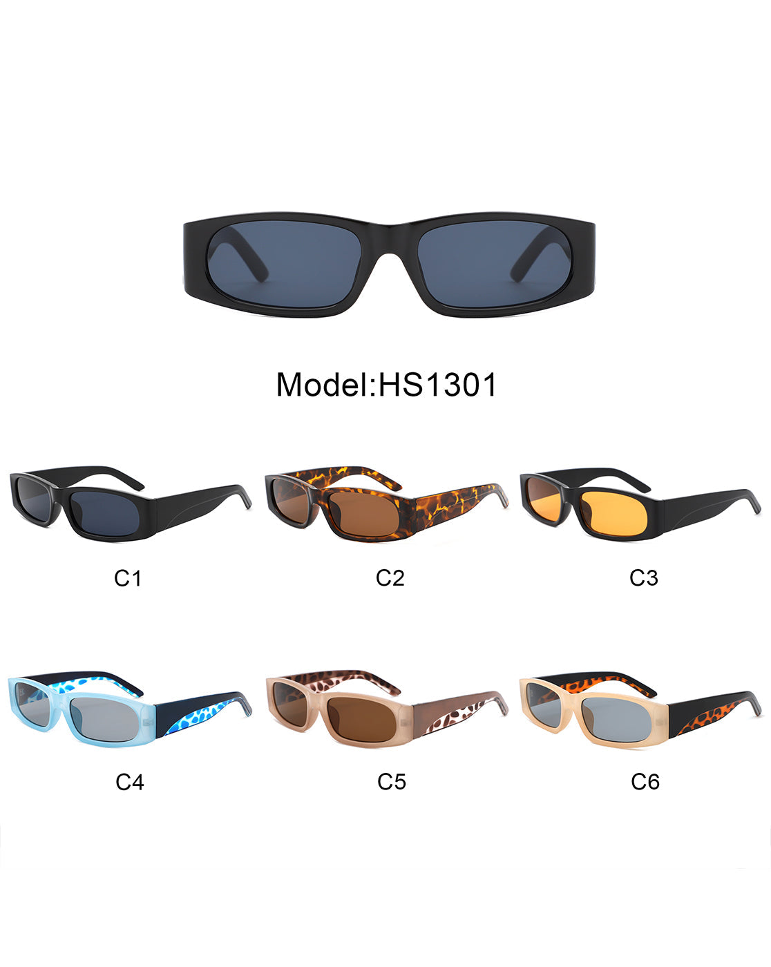 Talon Sunglasses — Retro Rectangle Frame
