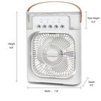 Portable Desktop Air Cooler — 3-in-1 USB Fan