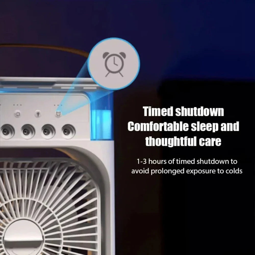 Portable Desktop Air Cooler — 3-in-1 USB Fan