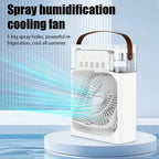 Portable Desktop Air Cooler — 3-in-1 USB Fan