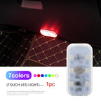 Luce LED Touch Wireless per Interni Auto – Ricarica USB, Soffitto e Portiera