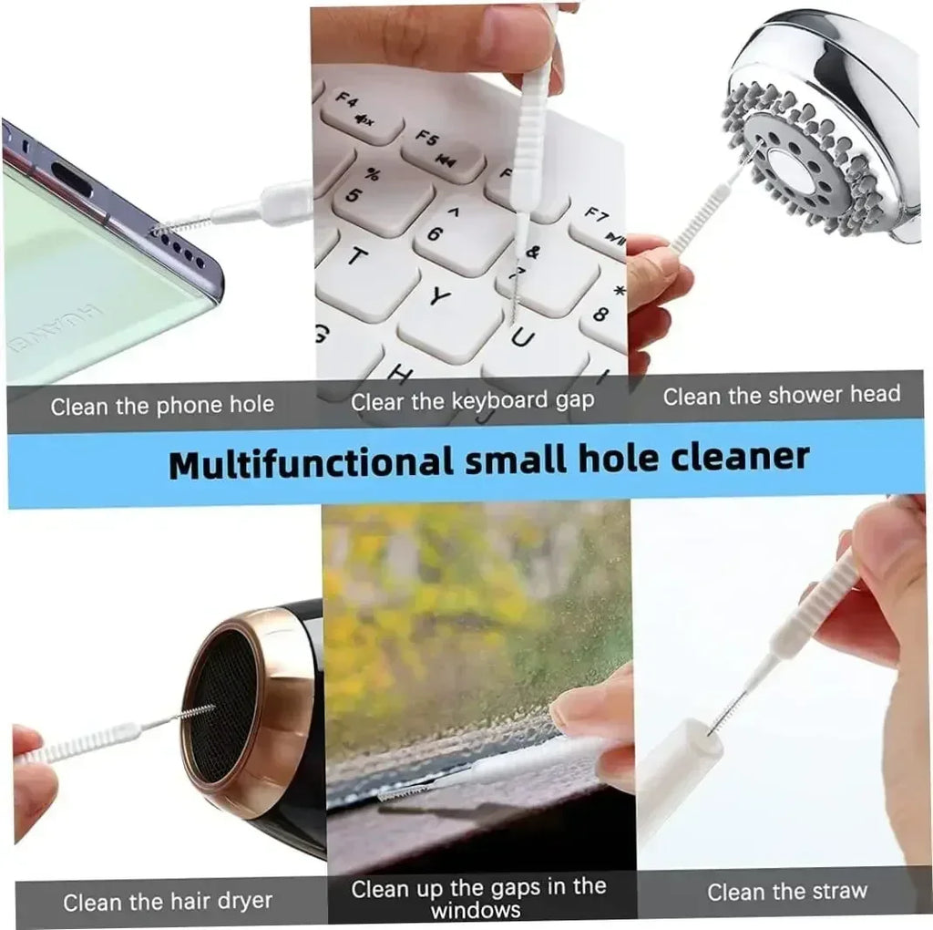 Kit Pulizia Smartphone – Spazzole, Tappi Antipolvere e Pennelli per iPhone, Samsung, Xiaomi