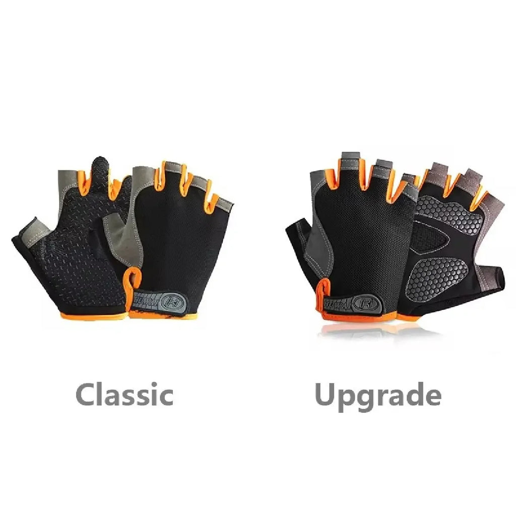 Guanti Senza Dita Traspiranti Antiscivolo – Unisex per Palestra, Ciclismo, Pesca e Sport Outdoor