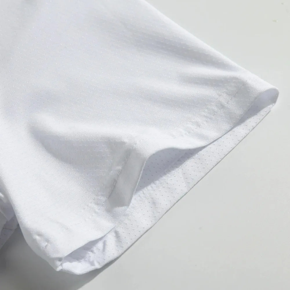 T-Shirt Running Riflettente Manica Corta in Ice Silk – Asciugatura Rapida Estiva per Fitness e Sport