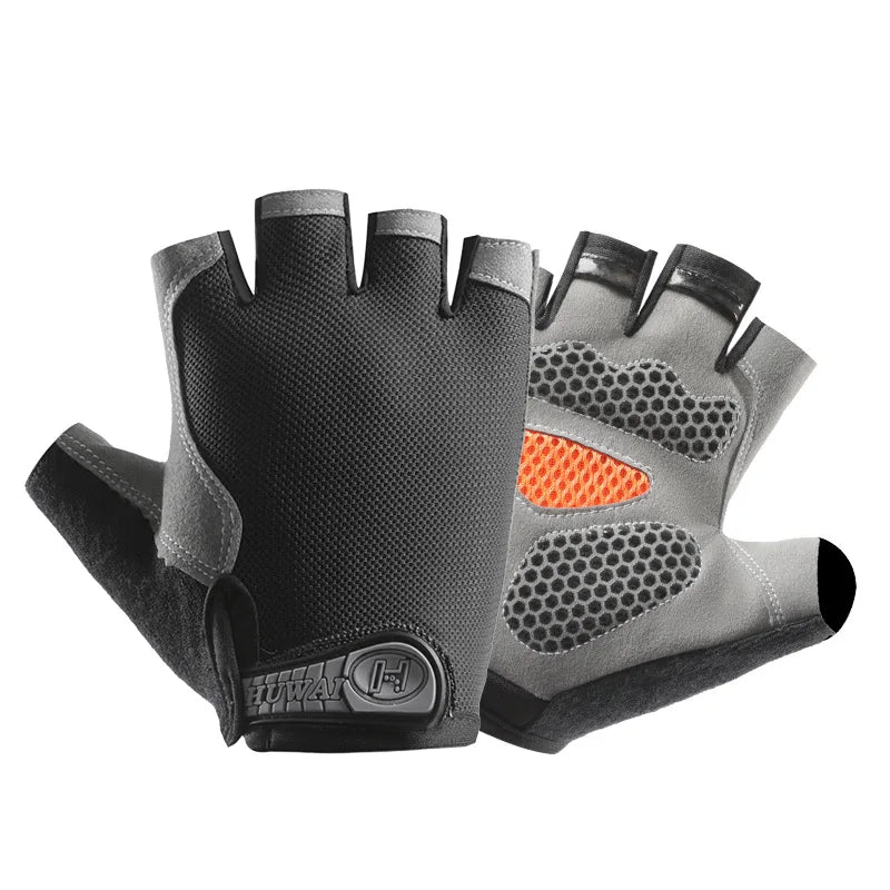 Guanti Senza Dita Traspiranti Antiscivolo – Unisex per Palestra, Ciclismo, Pesca e Sport Outdoor