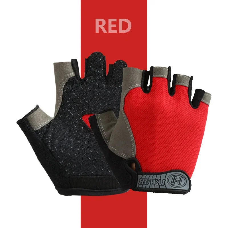 Guanti Senza Dita Traspiranti Antiscivolo – Unisex per Palestra, Ciclismo, Pesca e Sport Outdoor