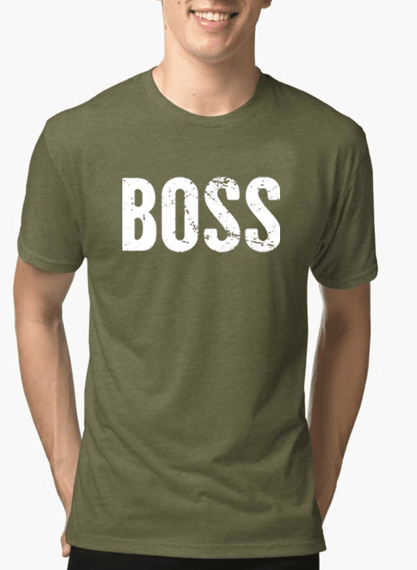 Boss Melange T-Shirt — Half Sleeve