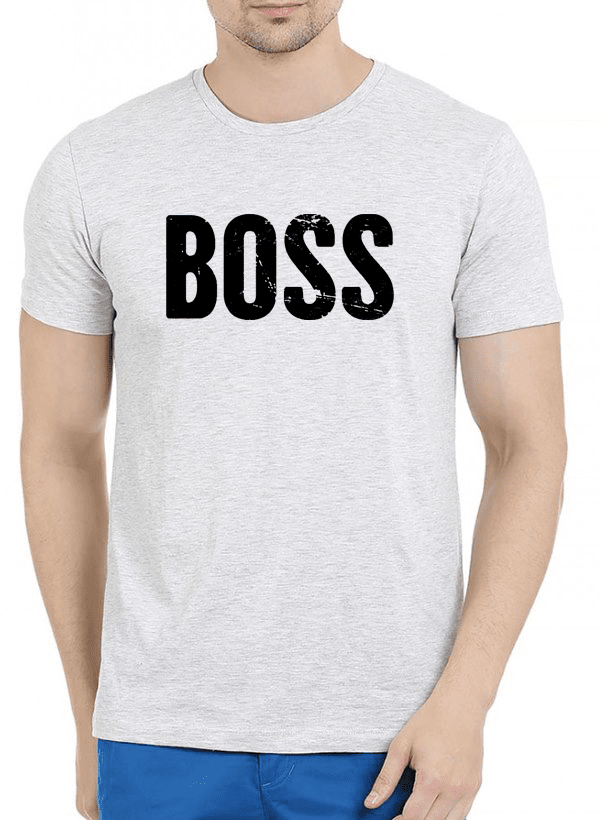 Boss Melange T-Shirt — Half Sleeve