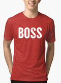 Boss Melange T-Shirt — Half Sleeve