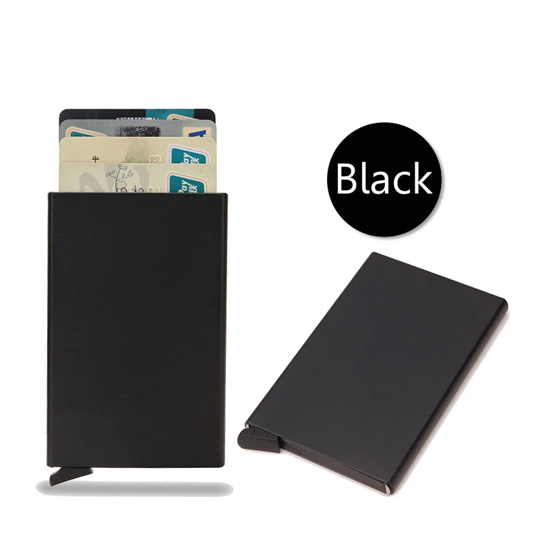 Portafoglio Slim RFID con Porta Carte Pop-Up – Uomo e Donna