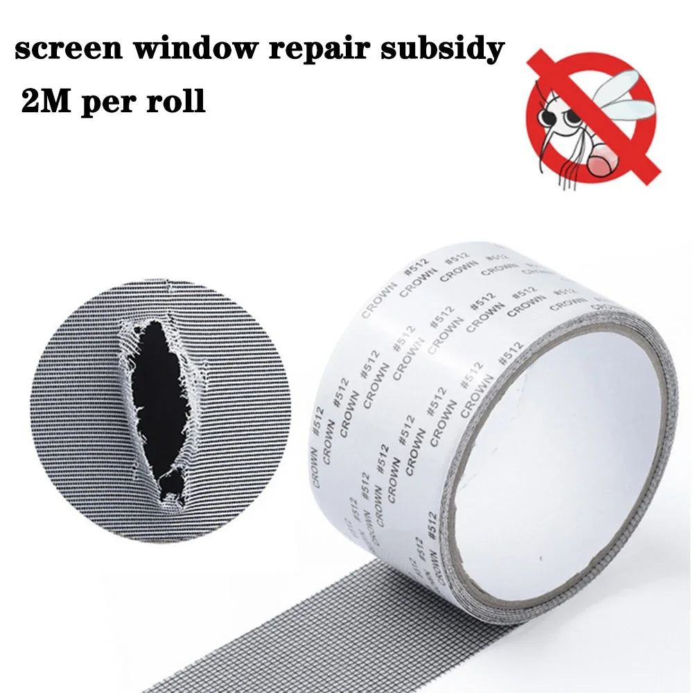 Self-Adhesive Mosquito Net Repair Tape – Waterproof Window Screen Patch