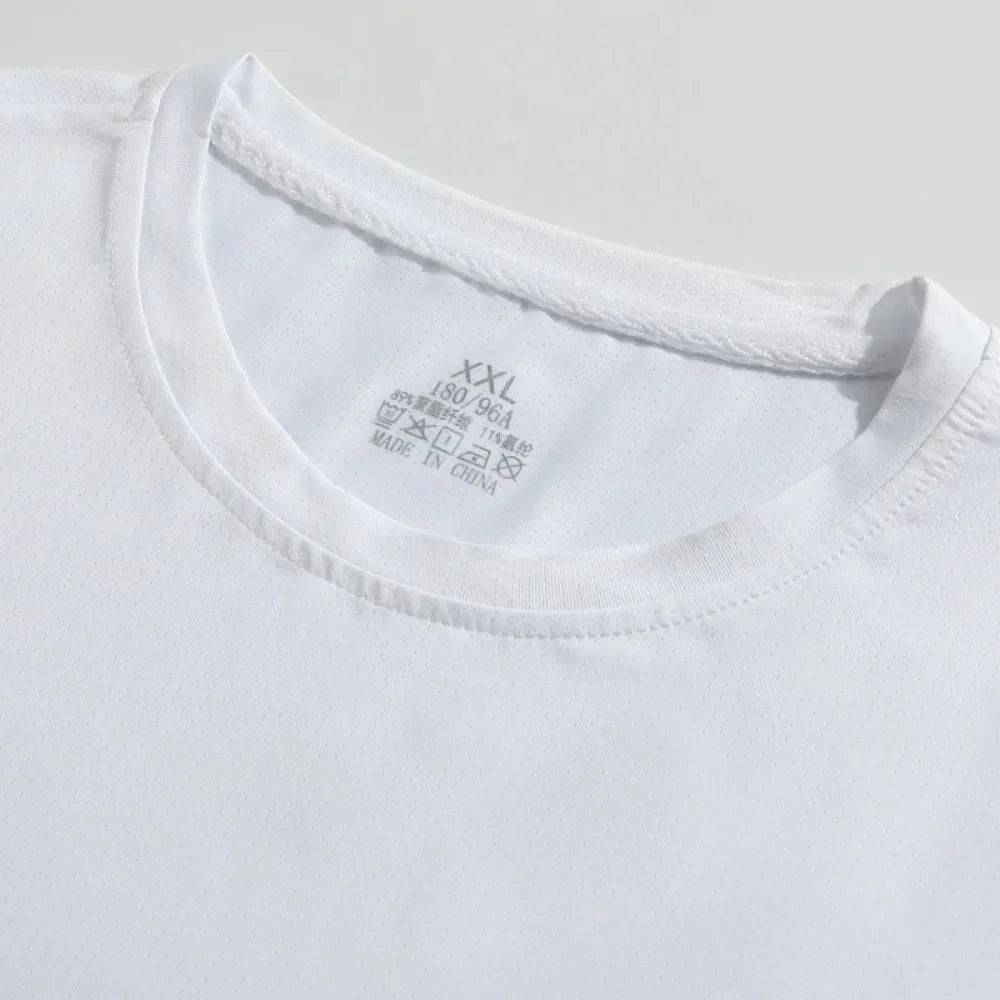 T-Shirt Running Riflettente Manica Corta in Ice Silk – Asciugatura Rapida Estiva per Fitness e Sport