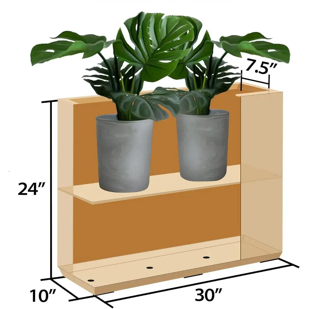 Fioriera da Esterno Alta 76cm – Vaso Divisorio Coral Peach per Giardino e Terrazzo