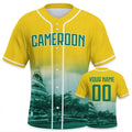 Cameroon Baseball Jersey – Custom Name & Number, City Skyline Design