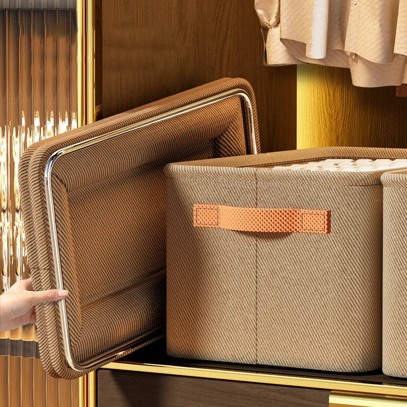 Organizer Armadio in TNT – Contenitore per Pantaloni, Maglioni e Jeans