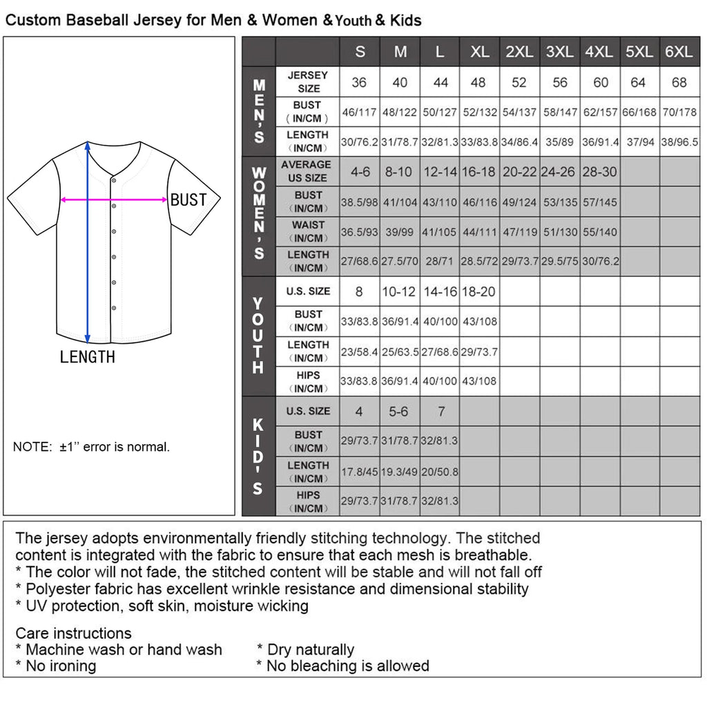 Cameroon Baseball Jersey – Custom Name & Number, City Skyline Design