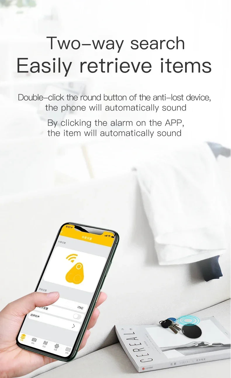 Mini GPS Tracker Anti-Lost – Localizzatore Bluetooth per Auto e Veicoli