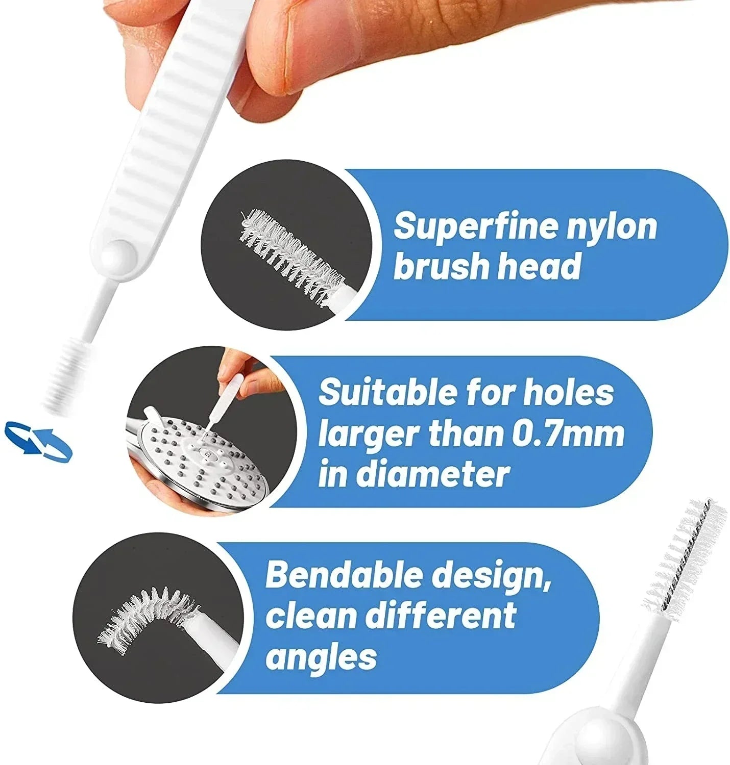 Kit Pulizia Smartphone – Spazzole, Tappi Antipolvere e Pennelli per iPhone, Samsung, Xiaomi