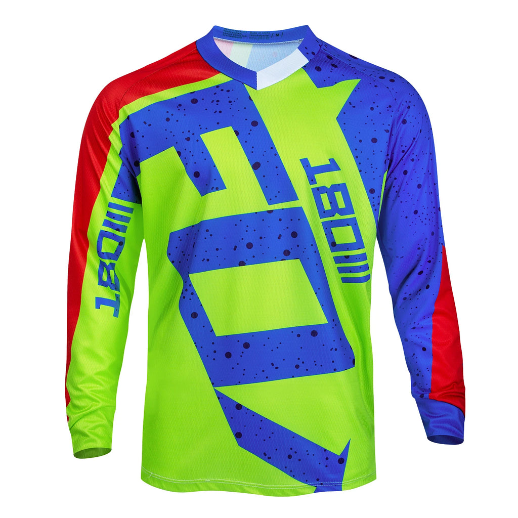 T-Shirt Uomo Manica Lunga in Cotone – Outdoor, Moto e Sport con Stampa Grafica, Taglie S–6XL
