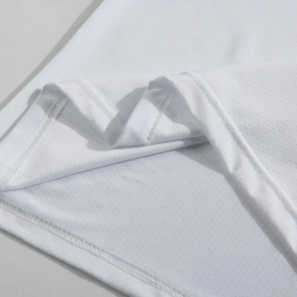T-Shirt Running Riflettente Manica Corta in Ice Silk – Asciugatura Rapida Estiva per Fitness e Sport